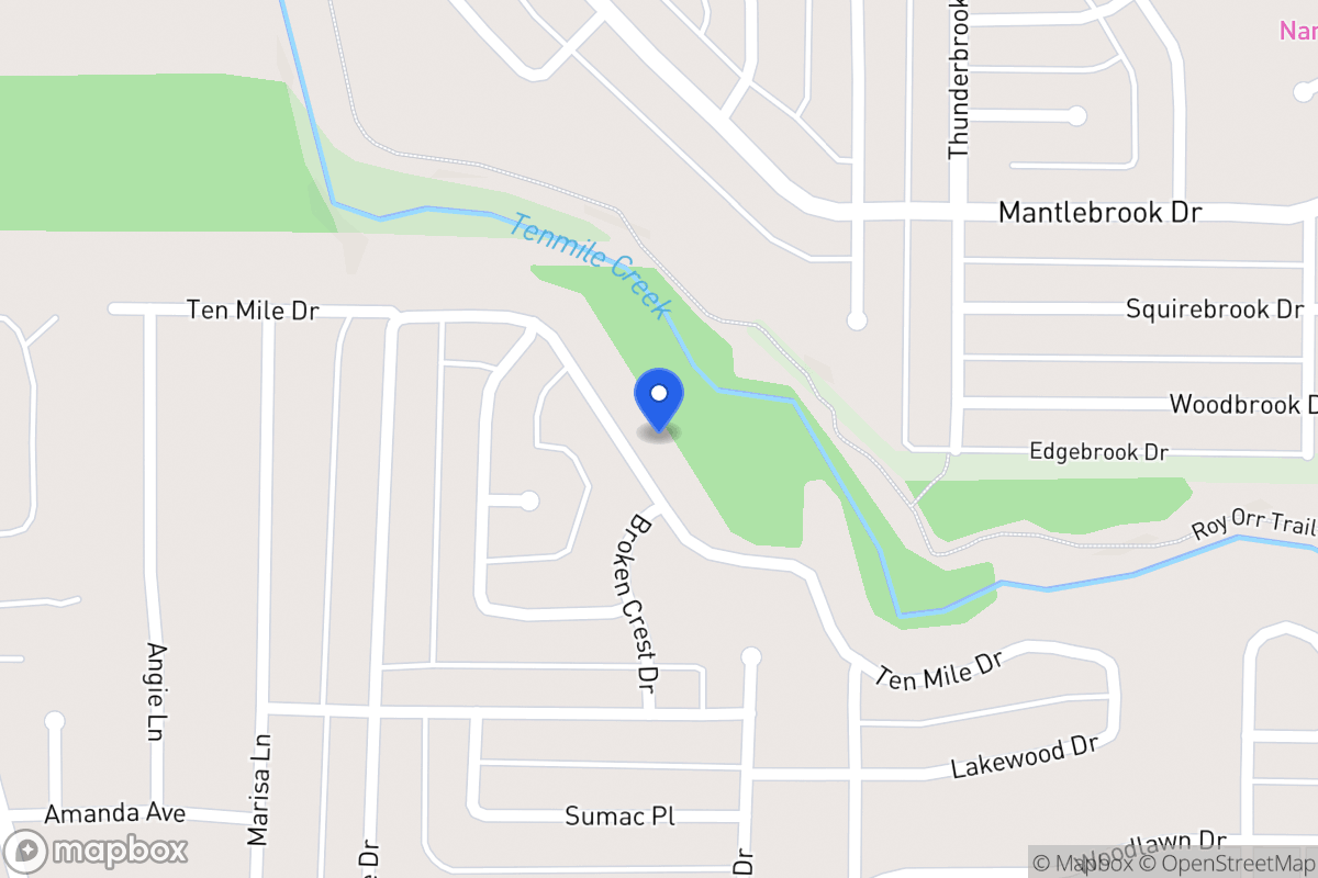 Map of 541 Ten Mile Dr