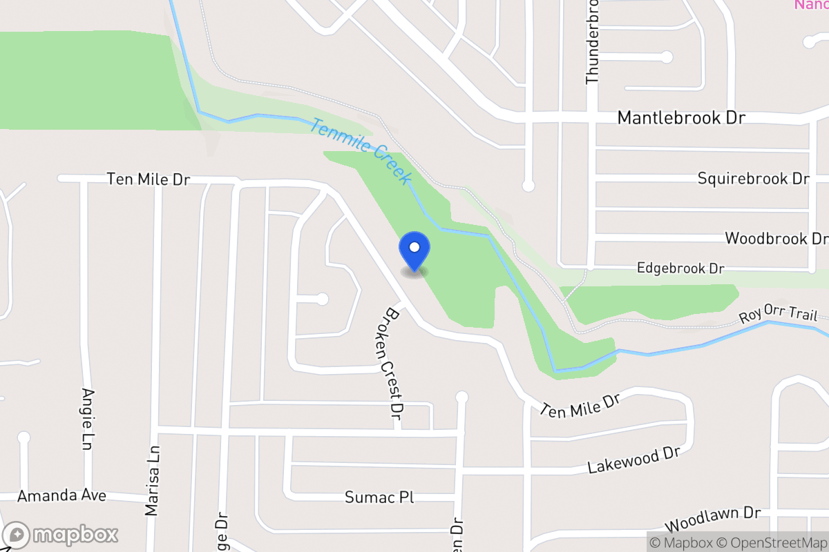 Map of 537 Ten Mile Dr