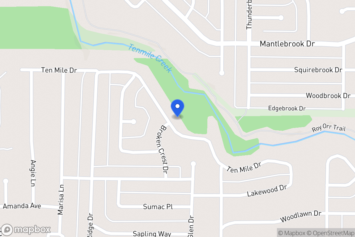 Map of 533 Ten Mile Dr