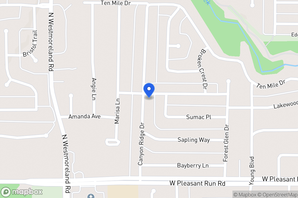 Map of 948 Canyon Ridge Dr