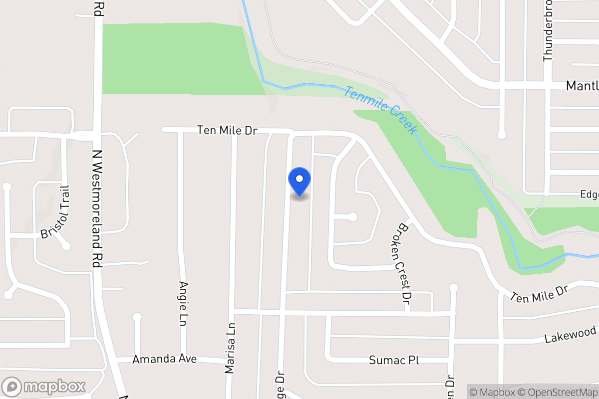 Map of 1104 Canyon Ridge Dr