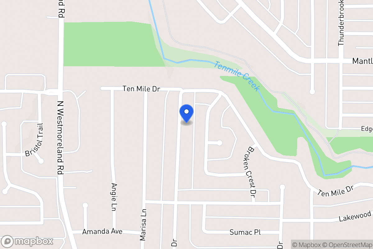 Map of 1108 Canyon Ridge Dr