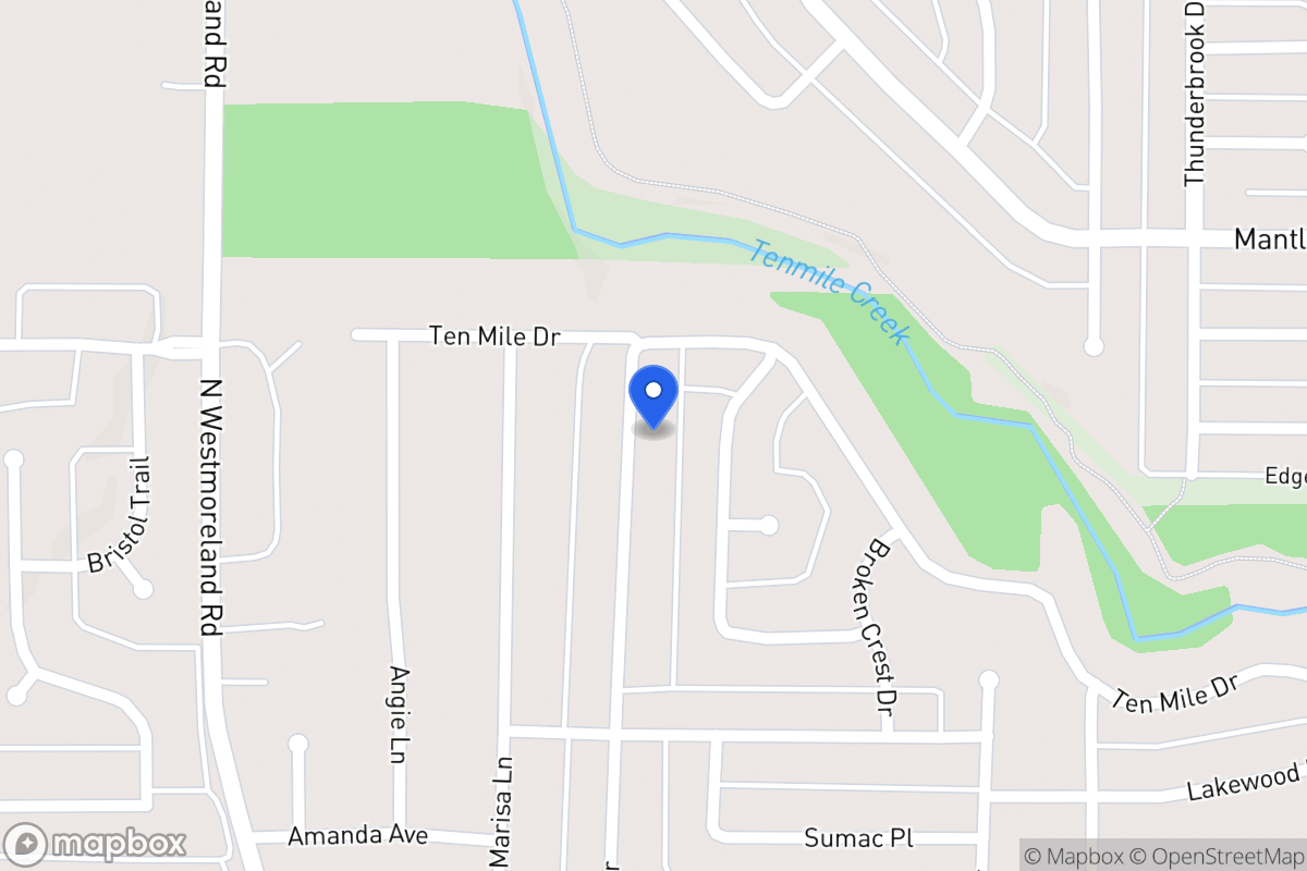 Map of 1112 Canyon Ridge Dr