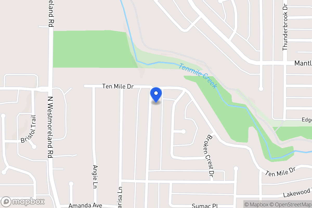 Map of 1116 Canyon Ridge Dr