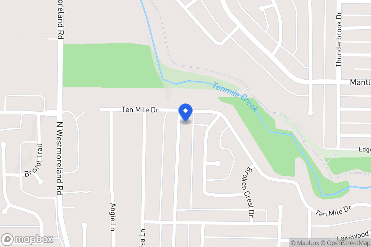 Map of 1120 Canyon Ridge Dr