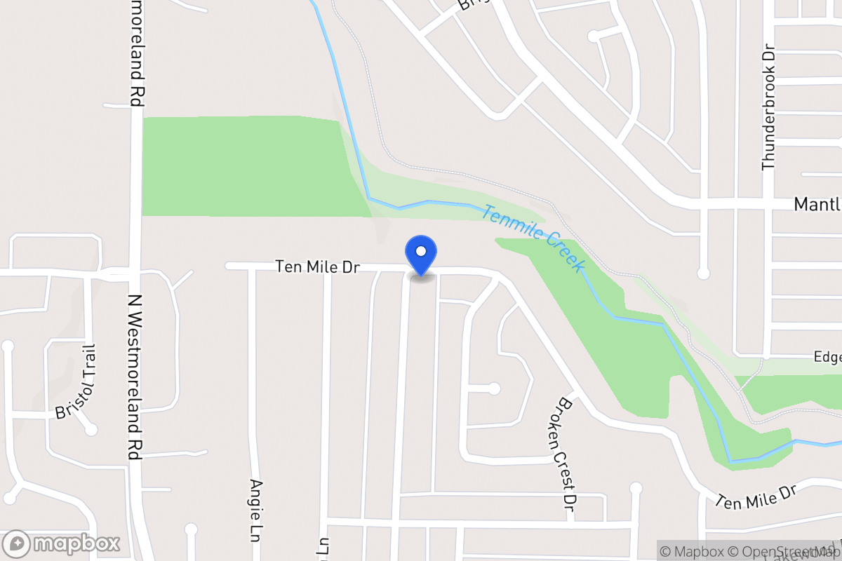 Map of 1124 Canyon Ridge Dr