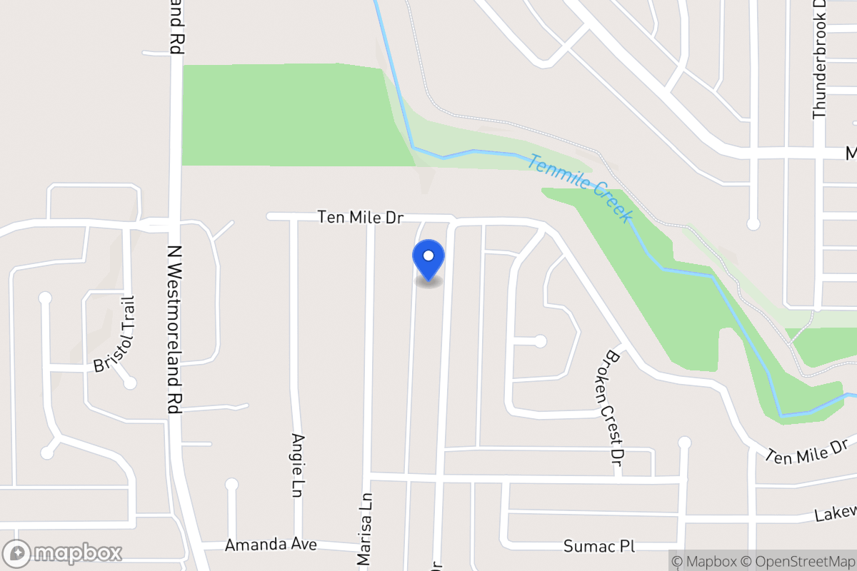 Map of 1113 Canyon Ridge Dr