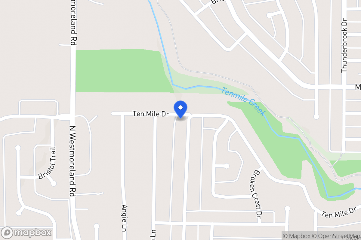Map of 1125 Canyon Ridge Dr
