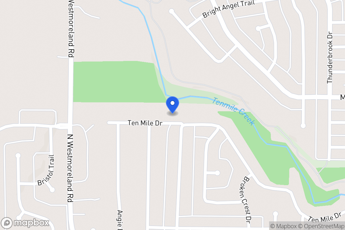 Map of 621 Ten Mile Dr