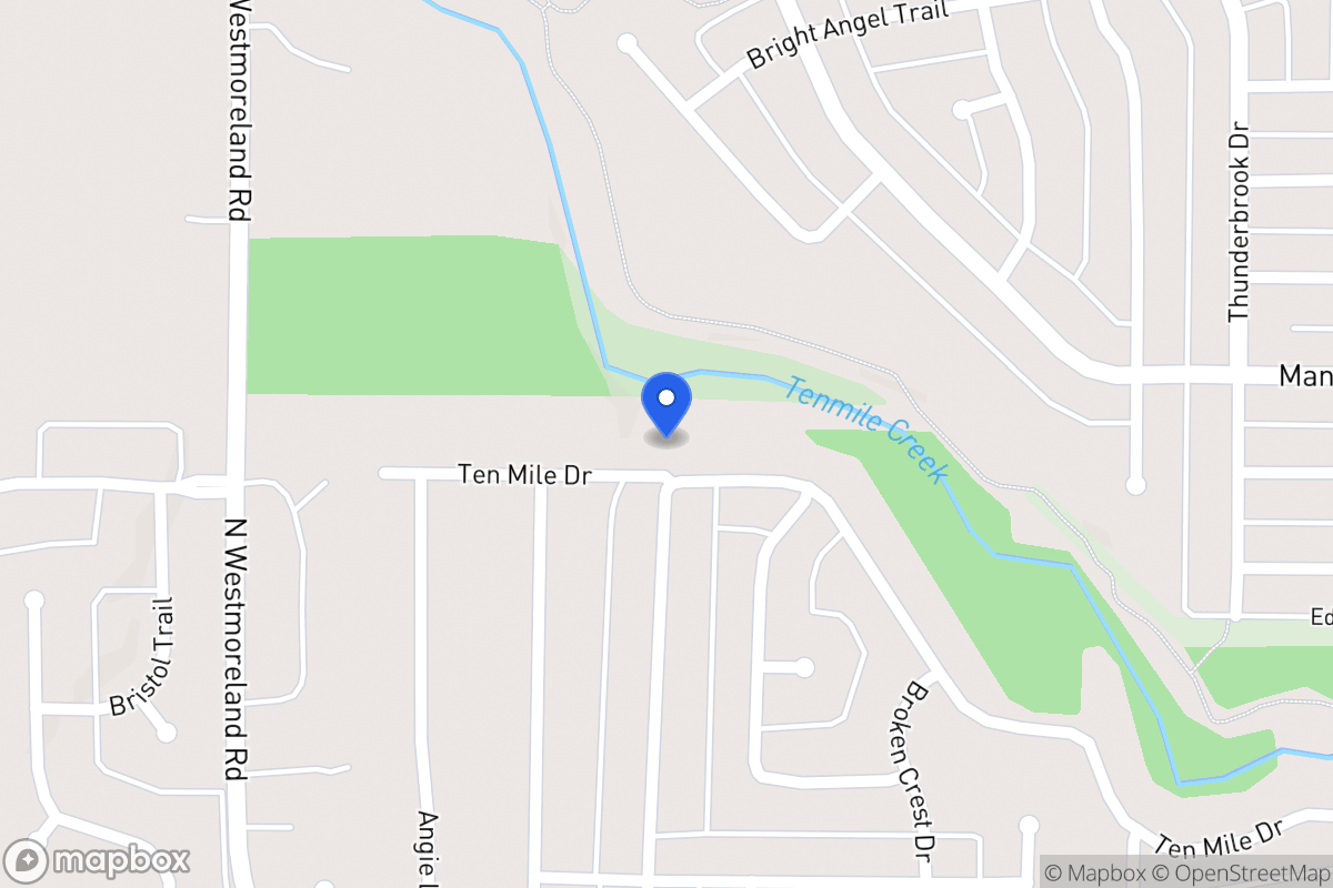 Map of 617 Ten Mile Dr