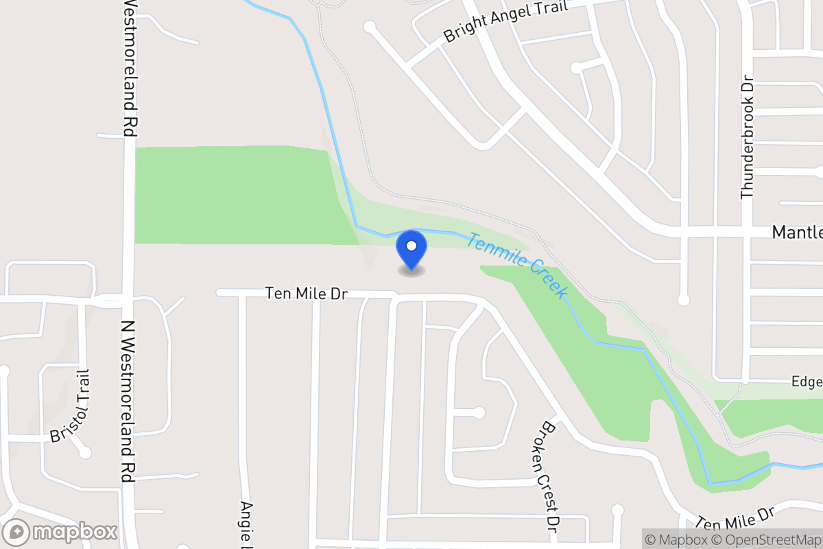 Map of 613 Ten Mile Dr