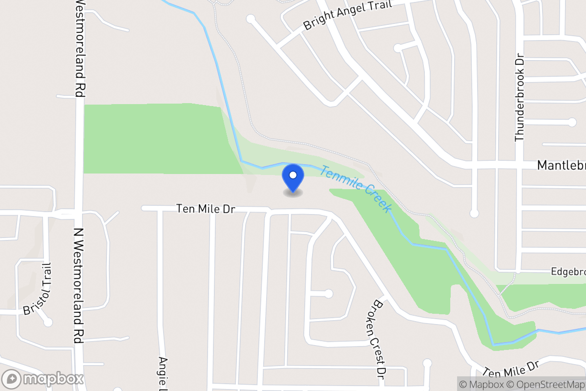 Map of 609 Ten Mile Dr