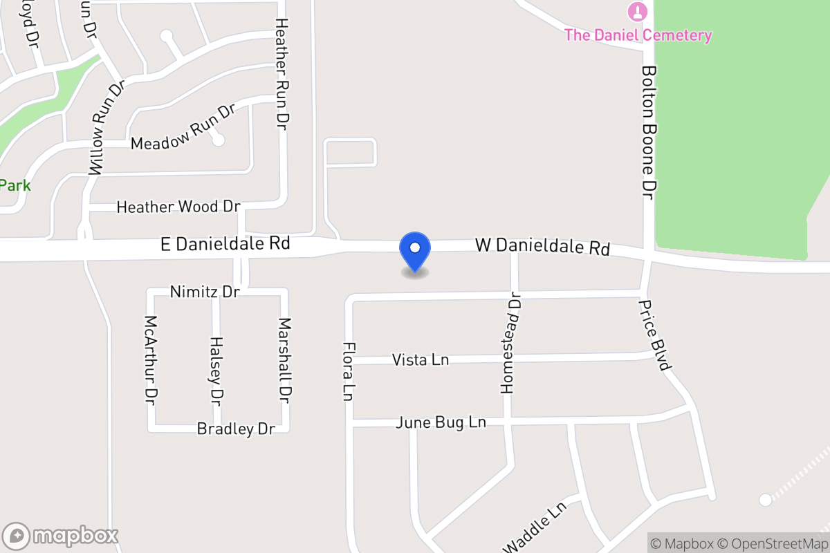 Map of 1021 Palmer Ln