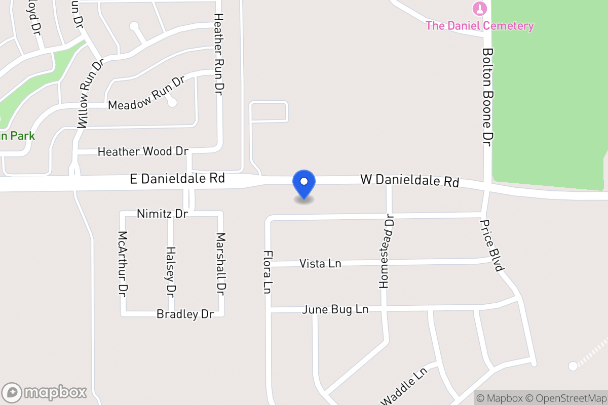 Map of 1025 Palmer Ln