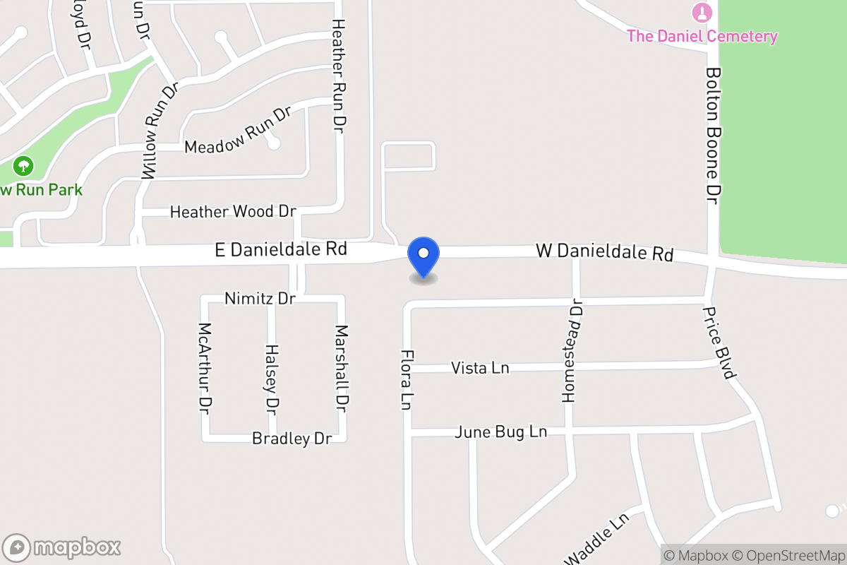 Map of 1033 Palmer Ln