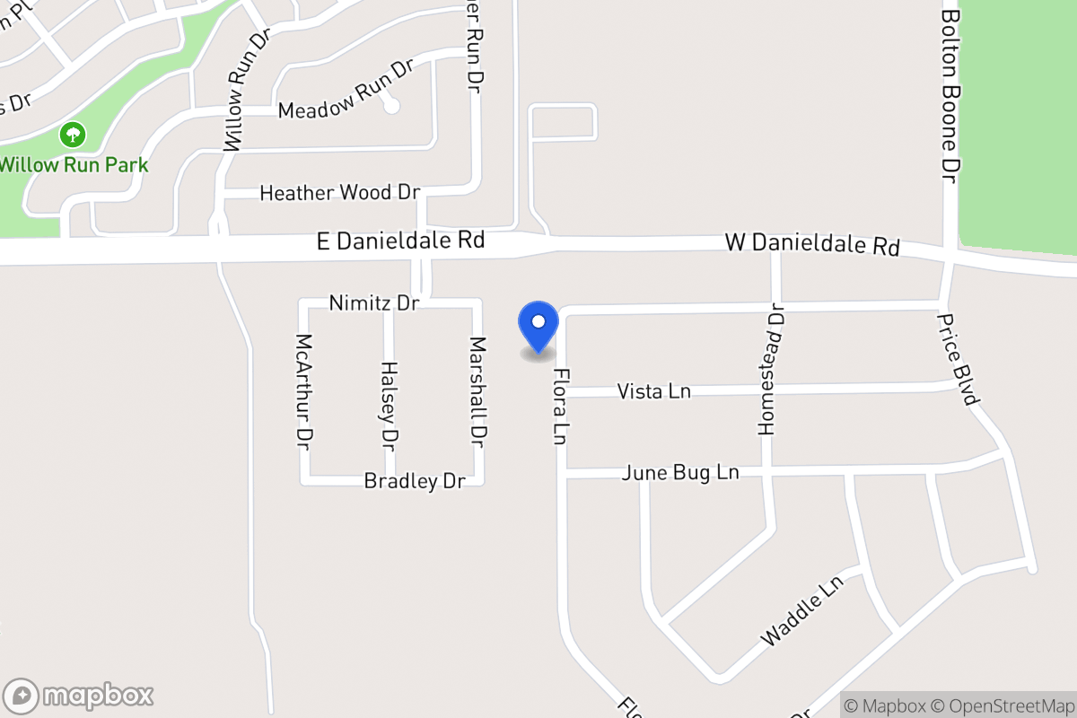 Map of 2121 Flora Ln