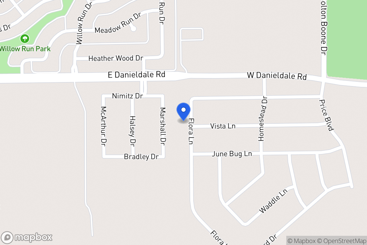 Map of 2117 Flora Ln