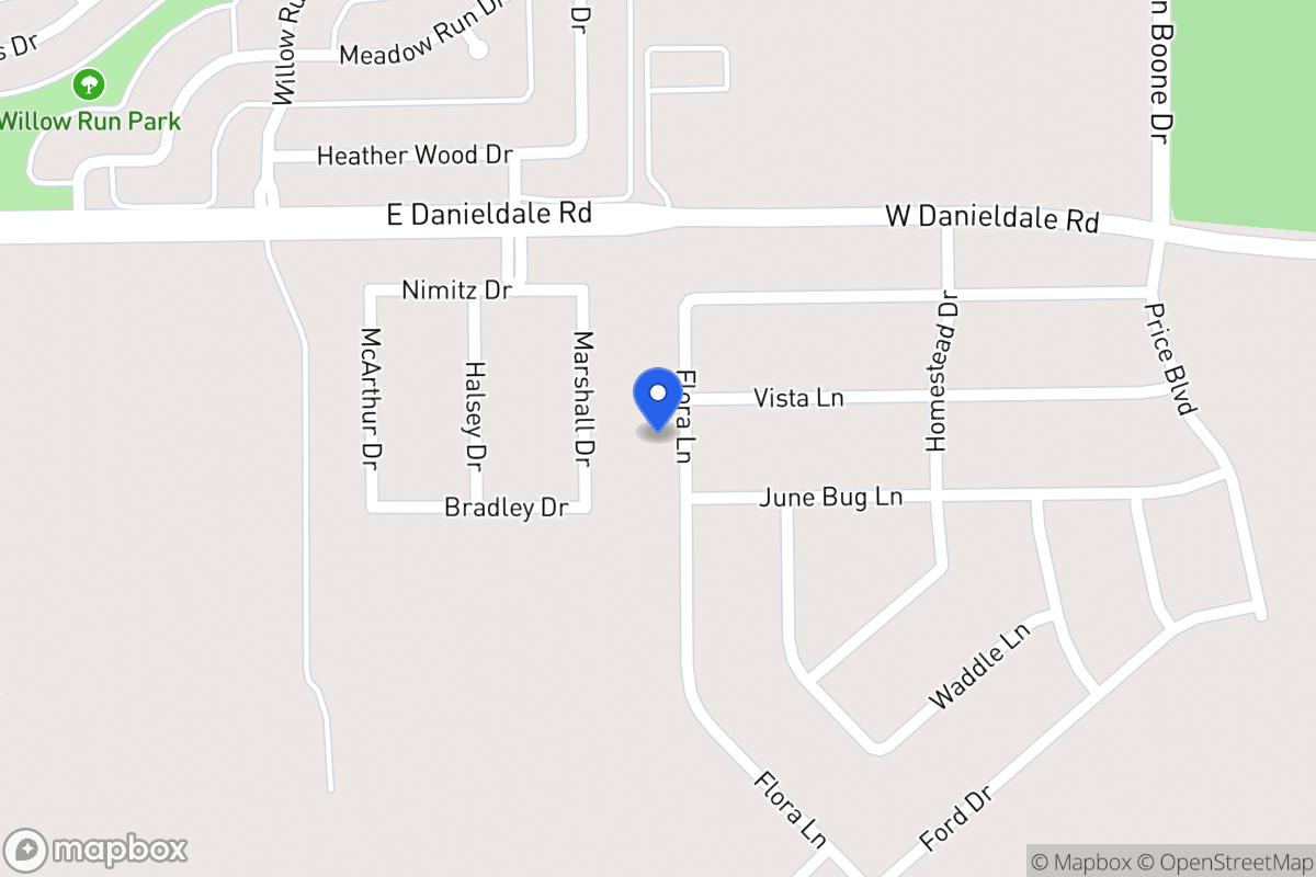 Map of 2109 Flora Ln