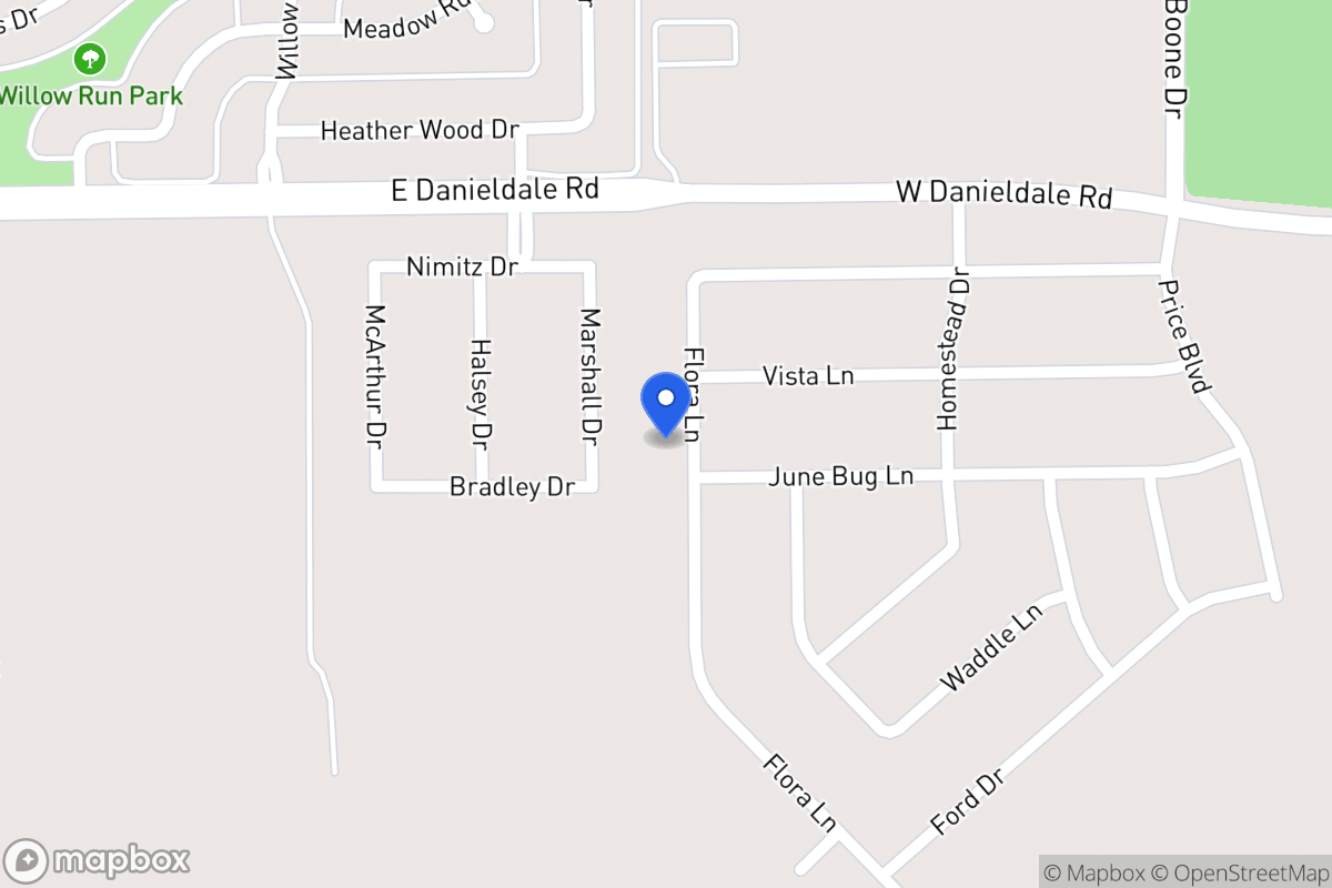 Map of 2105 Flora Ln