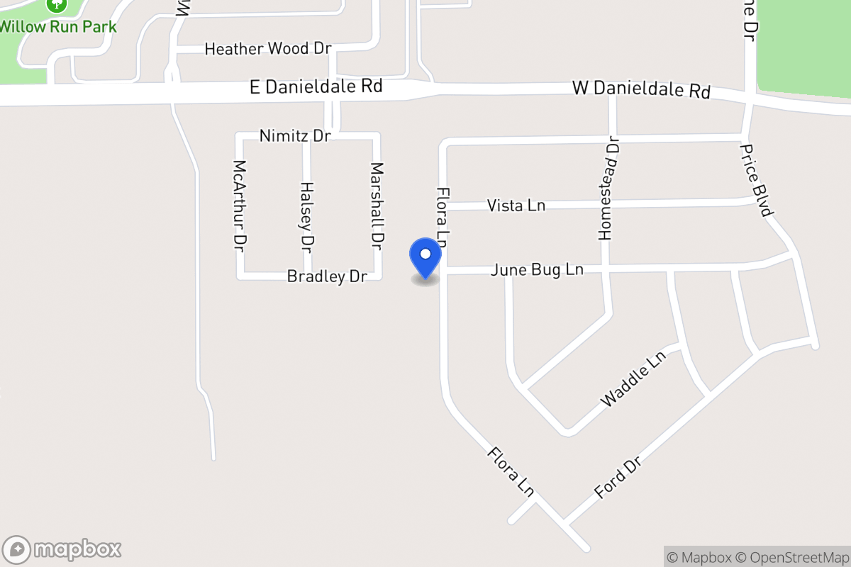 Map of 2057 Flora Ln