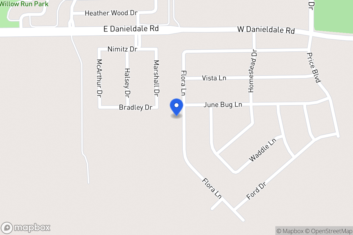 Map of 2053 Flora Ln