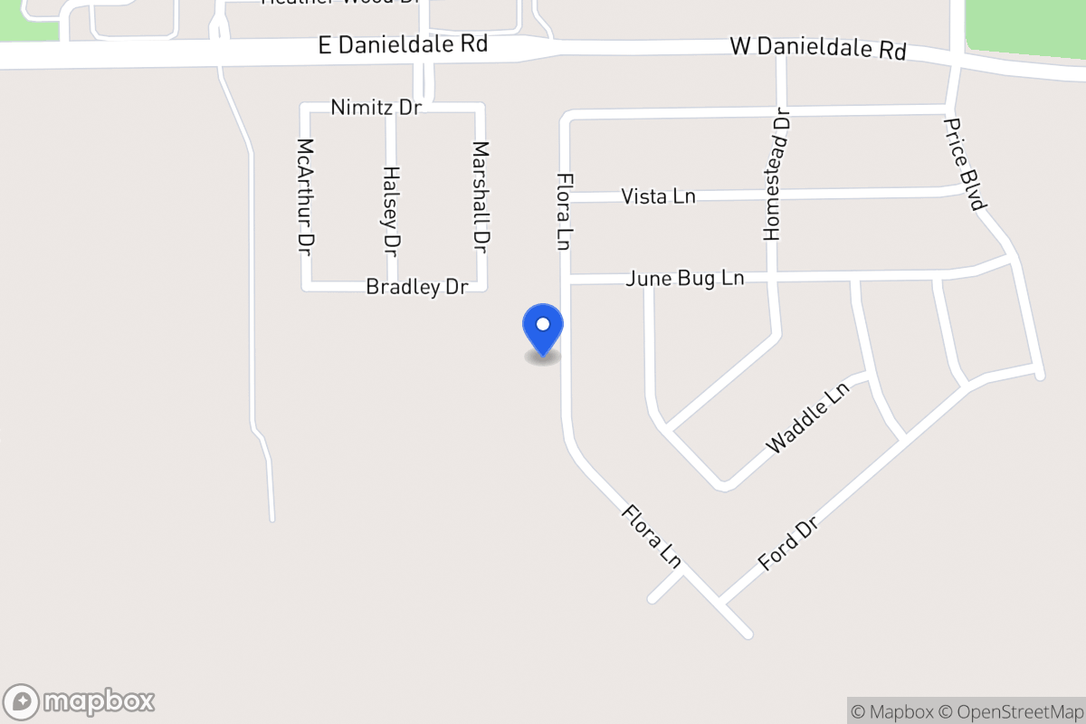 Map of 2045 Flora Ln