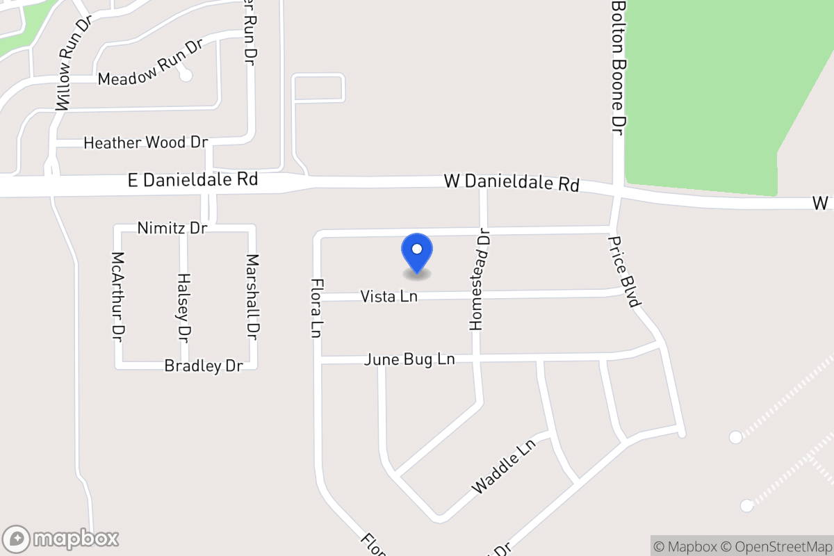 Map of 1013 Vista Ln