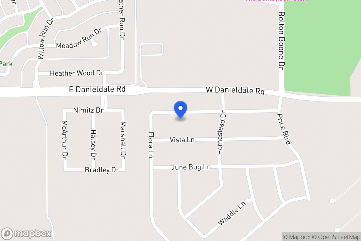 Map of 1020 Palmer Ln