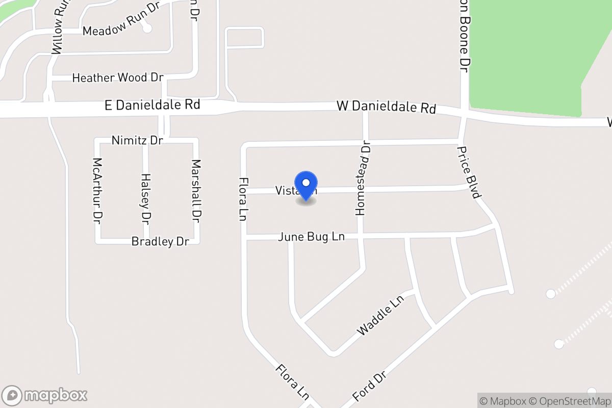 Map of 1016 Vista Ln