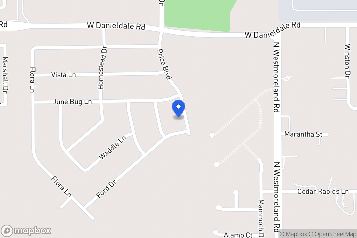 Map of 2037 Price Blvd