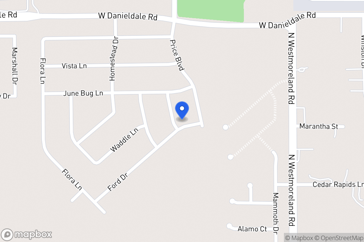 Map of 2032 Firefly Rd