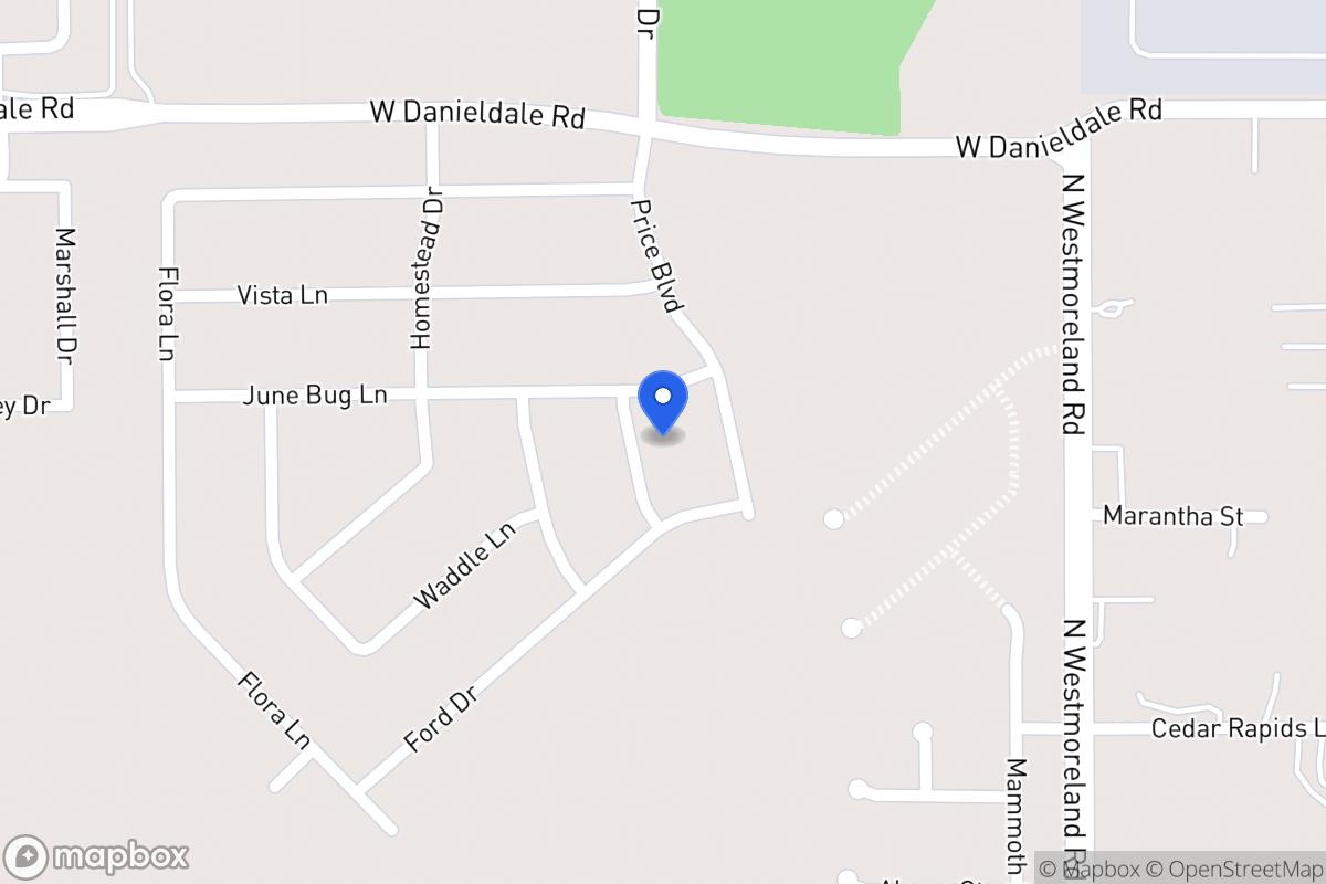 Map of 2040 Firefly Rd