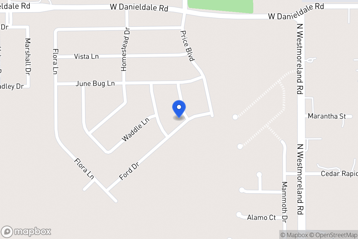 Map of 2029 Firefly Rd
