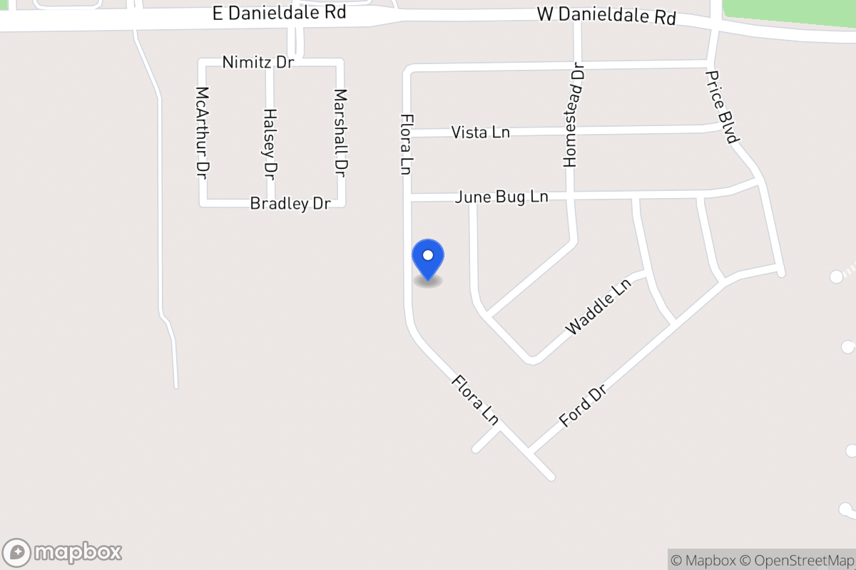 Map of 2032 Flora Ln