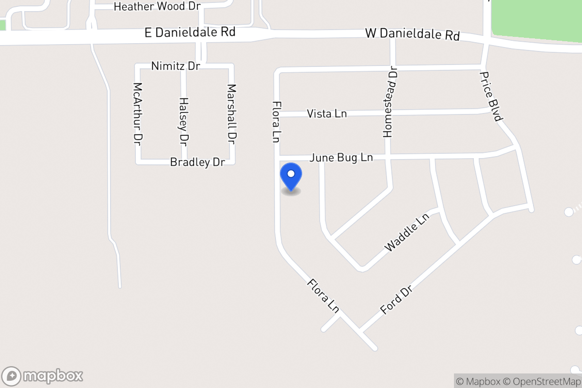 Map of 2040 Flora Ln