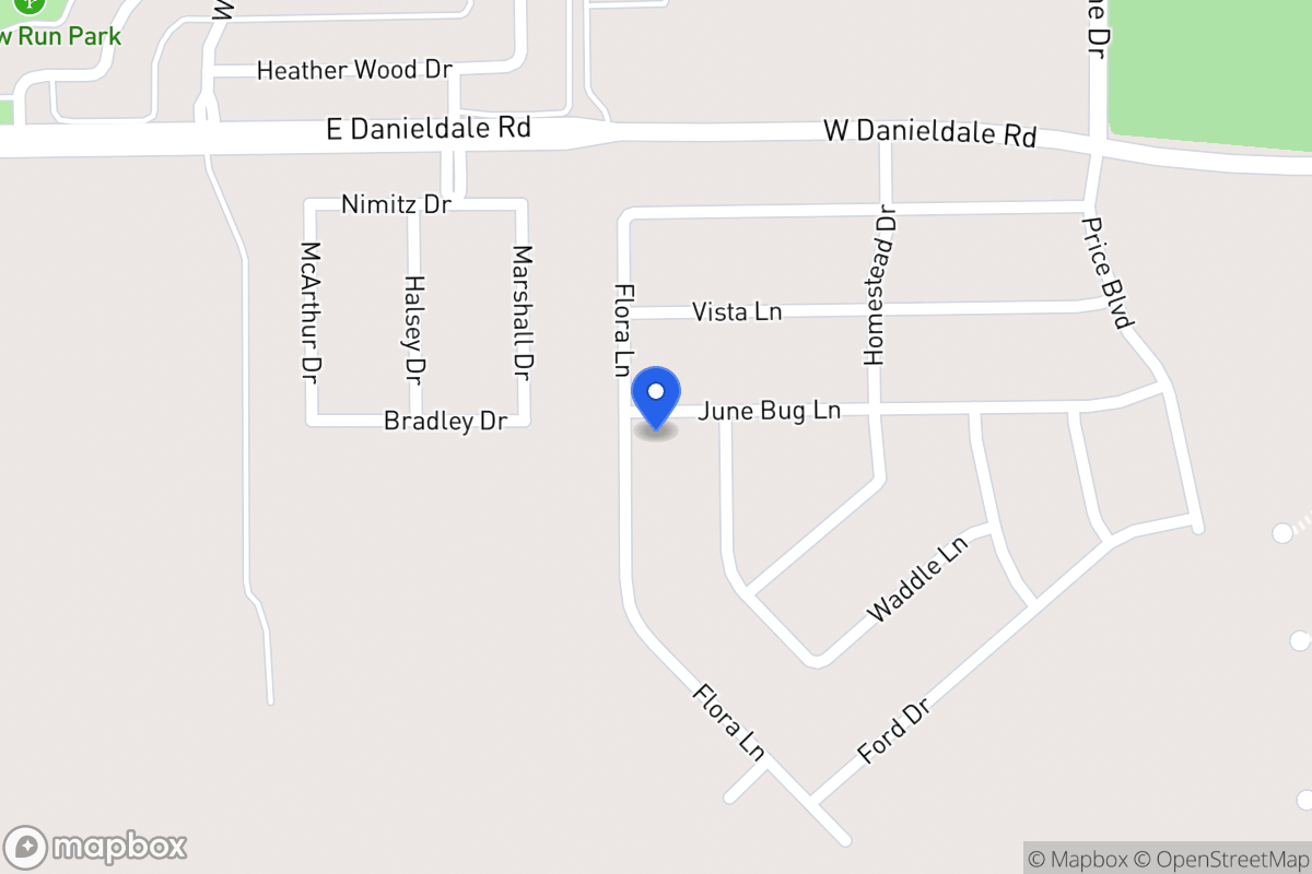 Map of 2048 Flora Ln