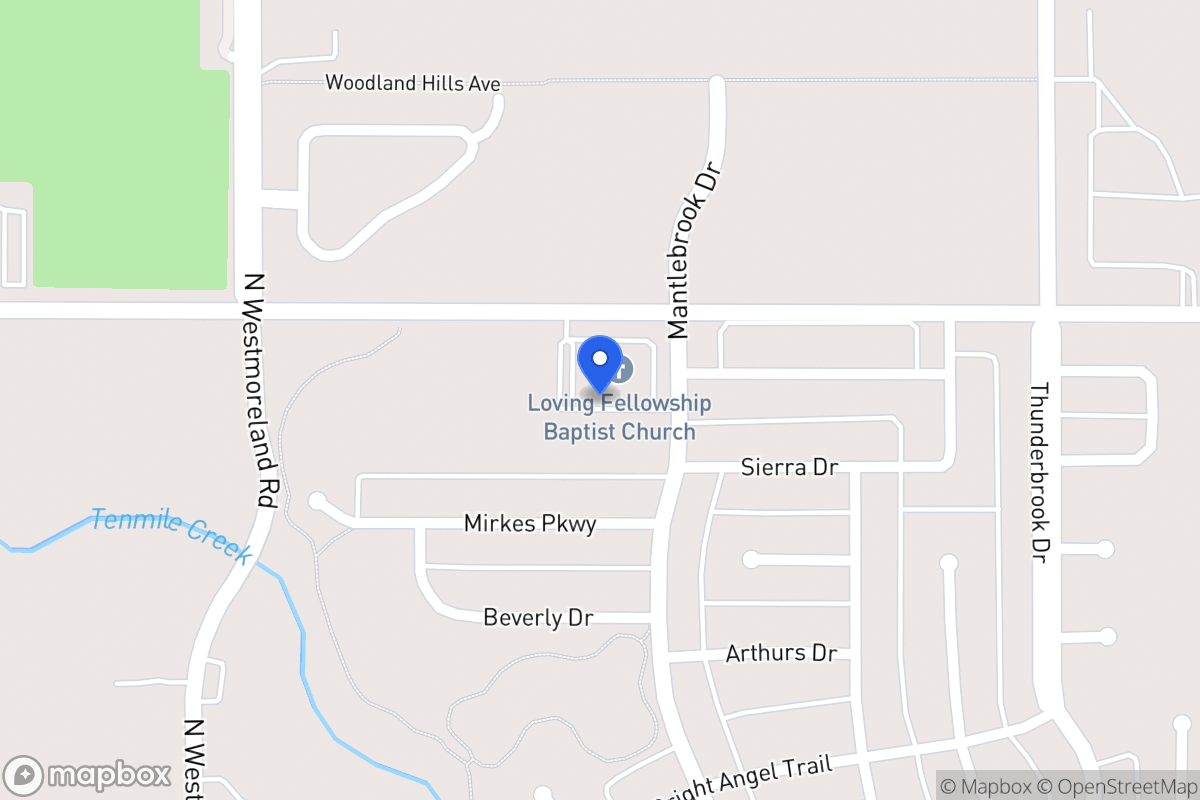 Map of 610 W Wintergreen Rd