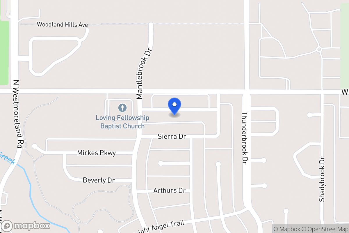 Map of 518 Shennandoah Dr
