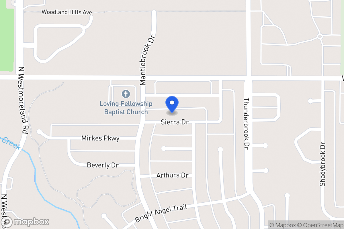 Map of 527 Sierra Dr