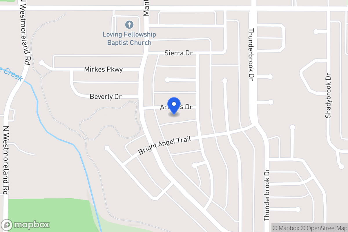 Map of 520 Arthurs Dr