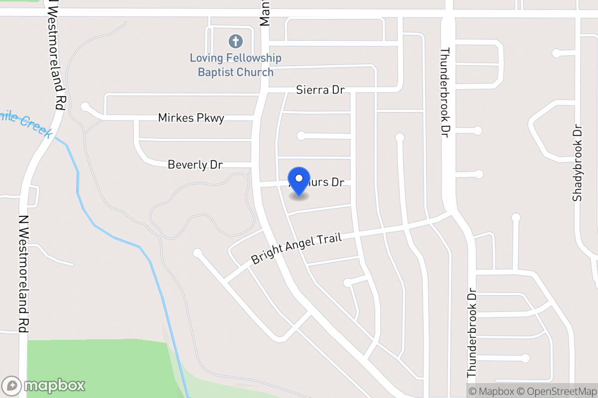 Map of 524 Arthurs Dr