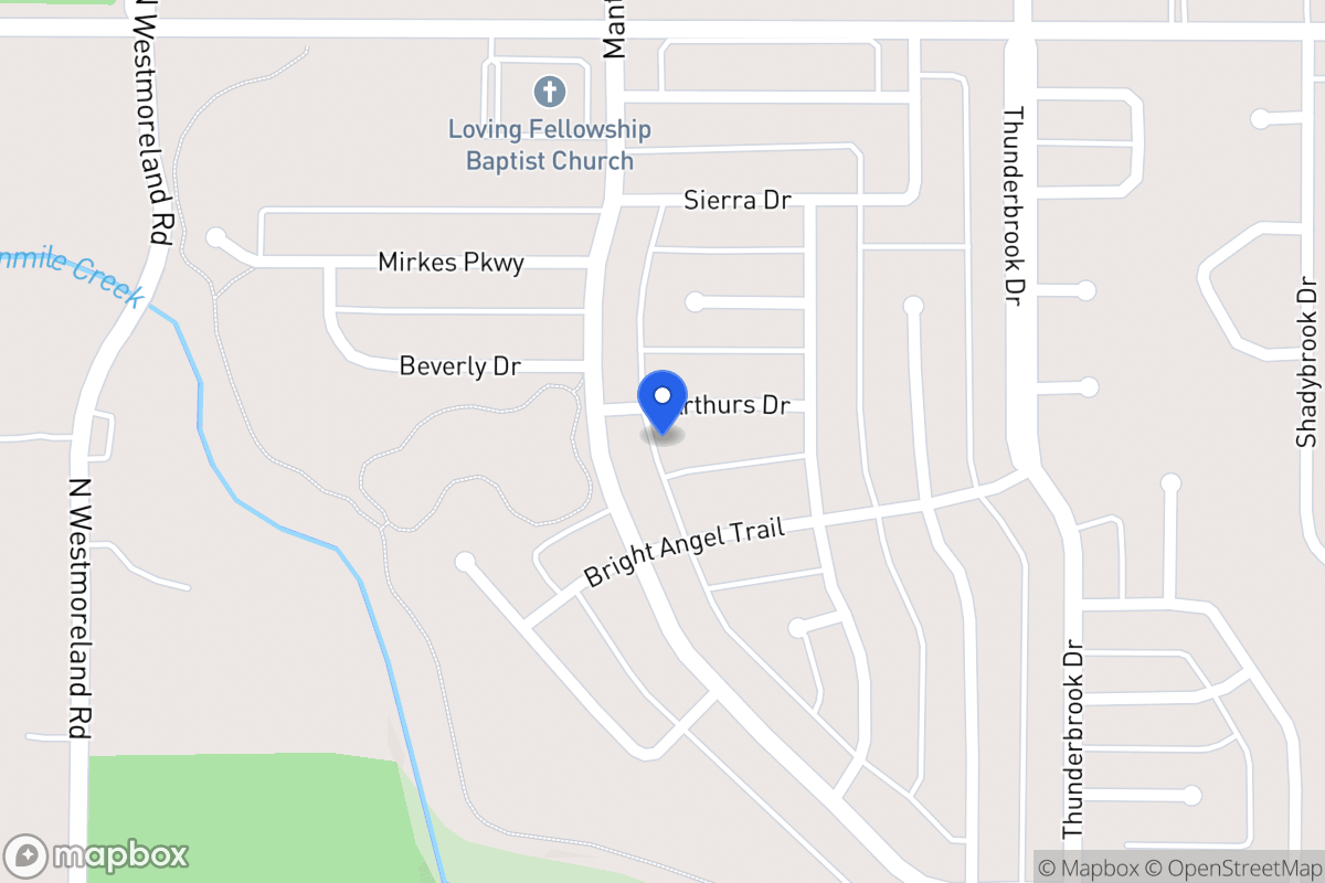 Map of 528 Arthurs Dr