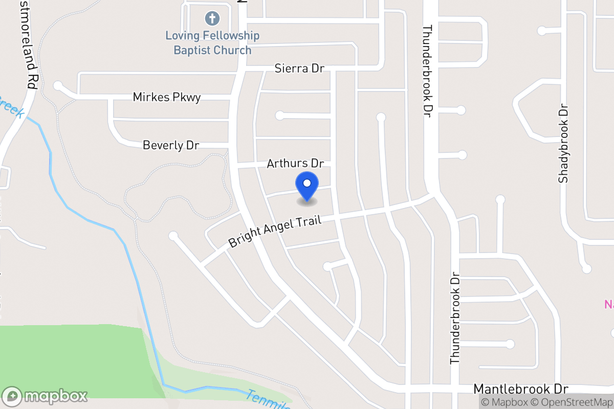 Map of 517 Bright Angel Trl
