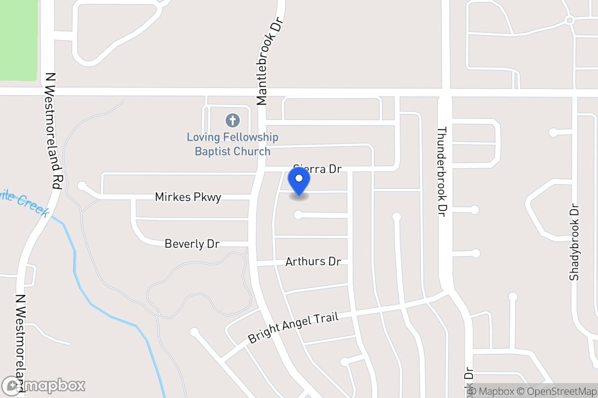 Map of 525 Palo Duro Cir