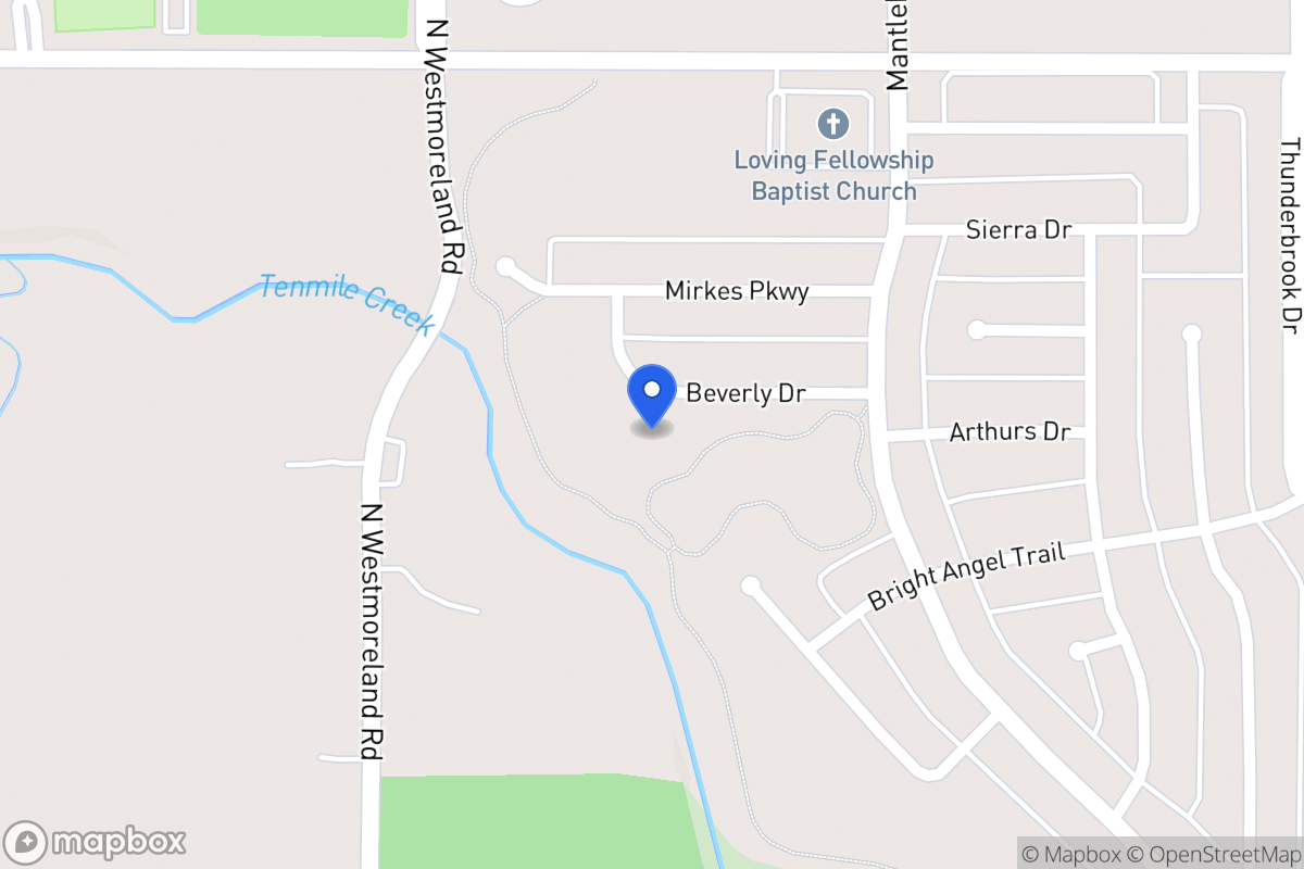 Map of 624 Beverly Dr