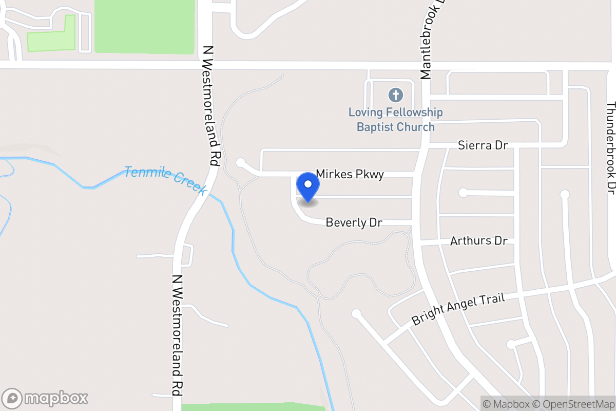 Map of 631 Beverly Dr