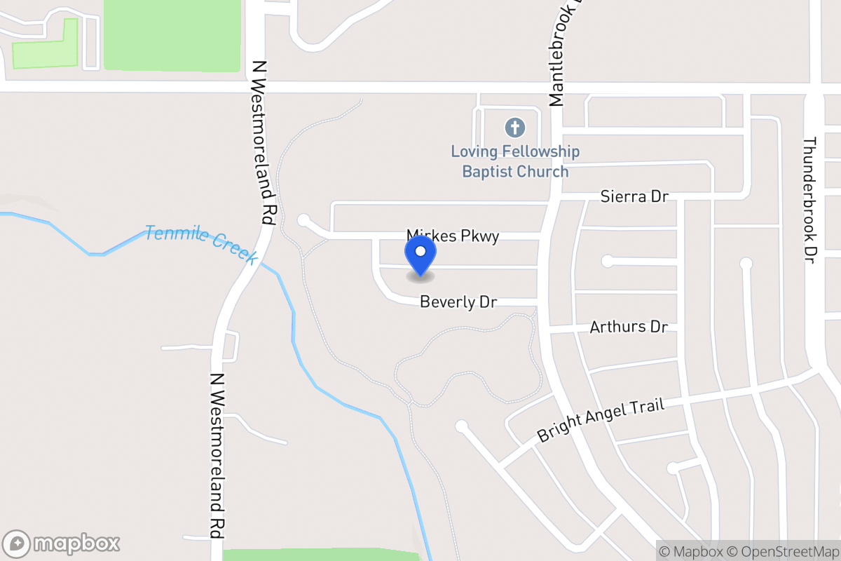 Map of 625 Beverly Dr