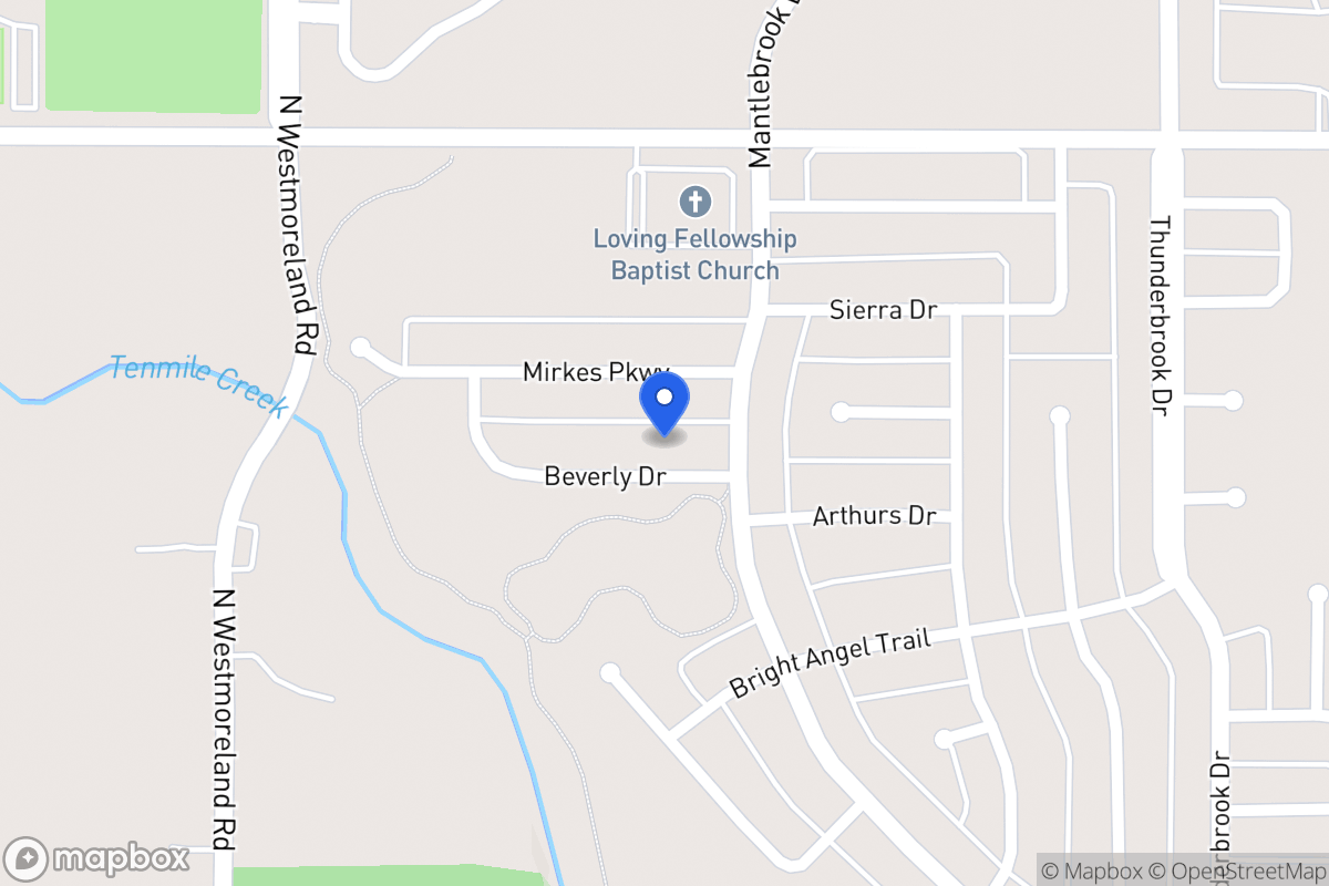 Map of 607 Beverly Dr