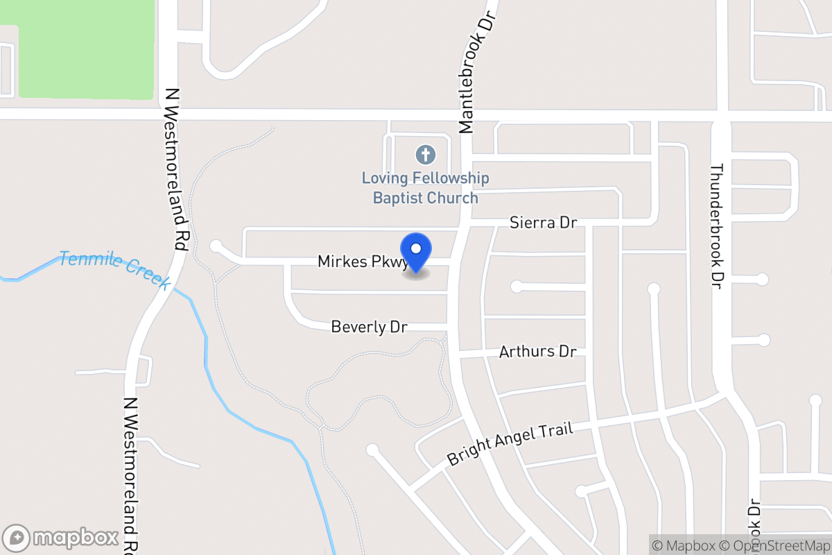 Map of 604 Mirkes Pkwy
