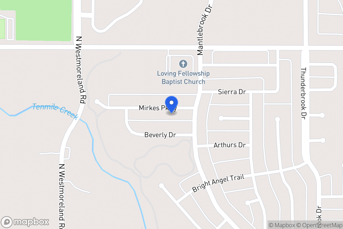 Map of 608 Mirkes Pkwy